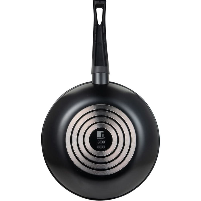 Tigaie wok BERGNER Everyday, aluminiu, 26cm, negru WALTI