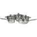 Set vase BERGNER Munich BG-32144-MM-RO, 10 piese, 16-24cm, 1.8-6.1l, inox - WALTI WALTI