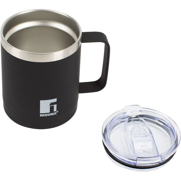 Cana termos BERGNER Coffee&Tea Lovers BG-37788-BK, 350ml, negru WALTI