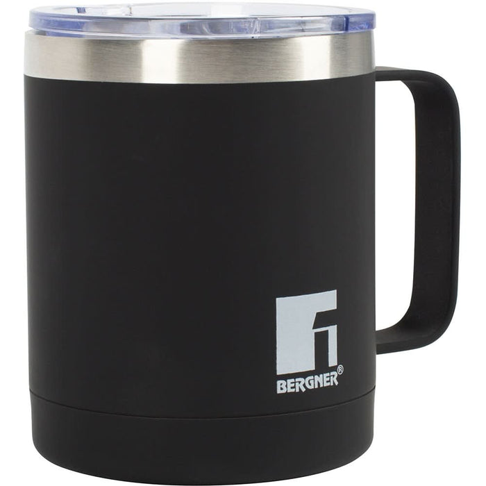 Cana termos BERGNER Coffee&Tea Lovers BG-37788-BK, 350ml, negru WALTI