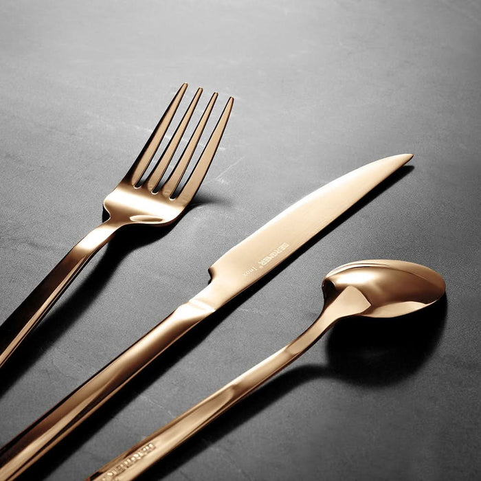Set tacamuri BERGNER Sofia Gold BG-45194-CP, 16 piese, inox, auriu WALTI