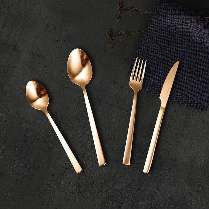 Set tacamuri BERGNER Sofia Gold BG-45194-CP, 16 piese, inox, auriu WALTI