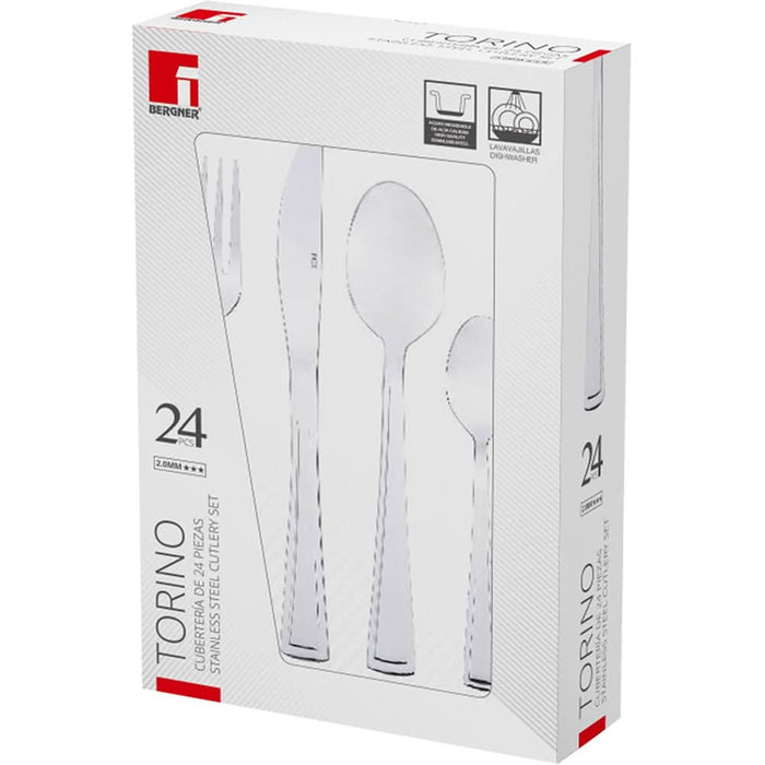 Set tacamuri BERGNER Torino BG-5160-MM, 24 piese, inox WALTI