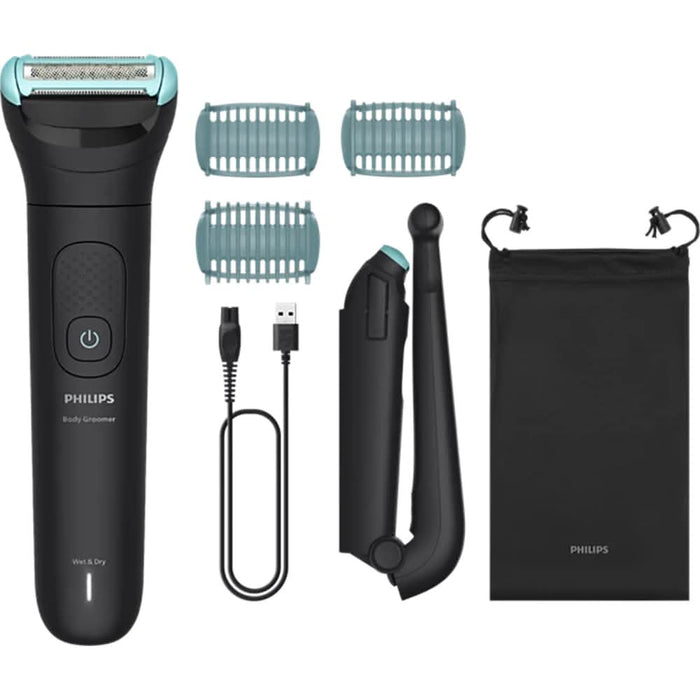Aparat de tuns PHILIPS Series 5000 BG5480/15, acumulator, autonomie 100 min, negru - WALTI WALTI