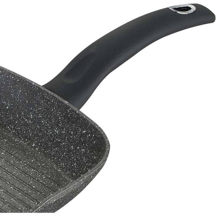 Tigaie grill BERGNER Orion BG-8520-MBG, 28 x 28 cm, aluminiu, gri WALTI