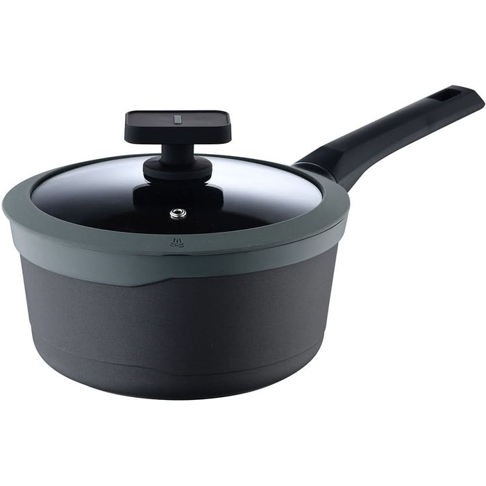 Cratita MASTERPRO Gastro Reeco BGMP-8113, 16cm, 1.3l, aluminiu, negru - WALTI WALTI