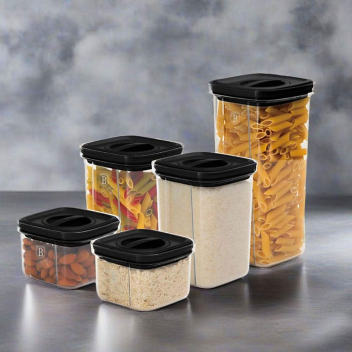 Set recipiente depozitare BERLINGER HAUS BH/8577, 5 piese, transparent WALTI