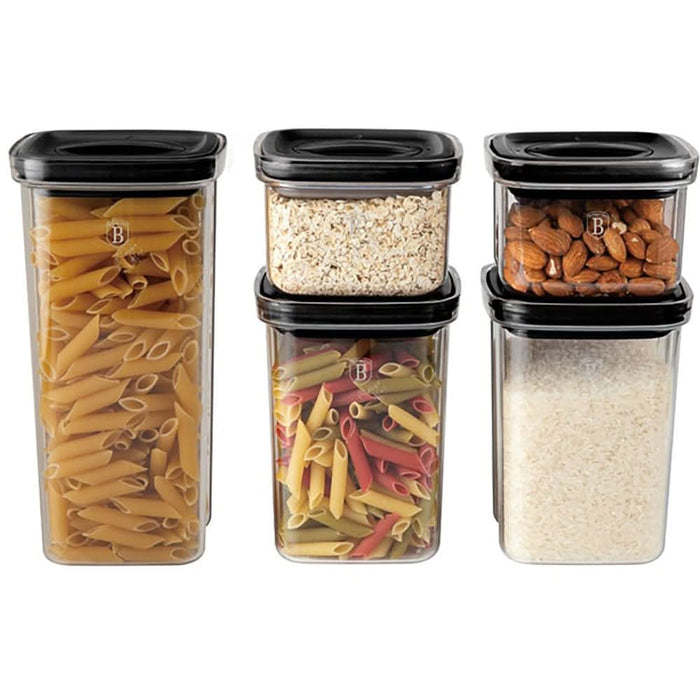Set recipiente depozitare BERLINGER HAUS BH/8577, 5 piese, transparent WALTI