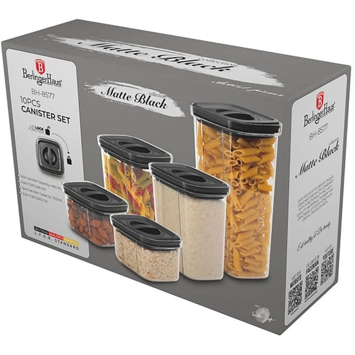Set recipiente depozitare BERLINGER HAUS BH/8577, 5 piese, transparent WALTI