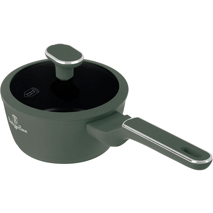 Cratita cu capac BERLINGER HAUS BH 8155, 16 cm, aluminiu, verde mat WALTI
