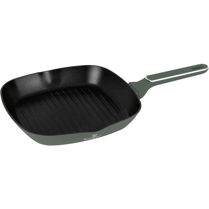 Tigaie grill BERLINGER HAUS BH 8161, 28cm, aluminiu, verde mat WALTI