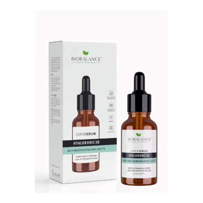 BIOBALANCE Ser față cu acid hialuronic, 30 ml WALTI