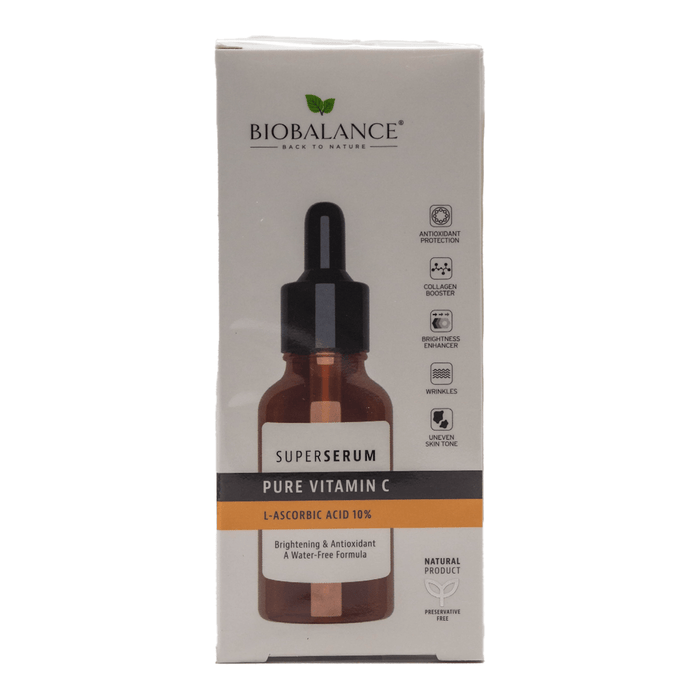 BIOBALANCE Ser față vitamina C & acid ascorbic, 30 ml WALTI