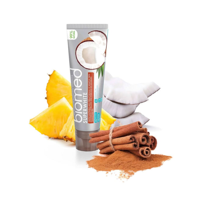 biomed Pastă de dinți superwhite, 100 g WALTI