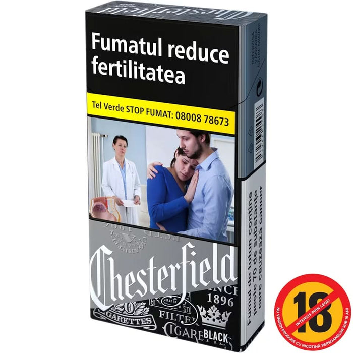 Cartus Chesterfield Black 100s - WALTI WALTI
