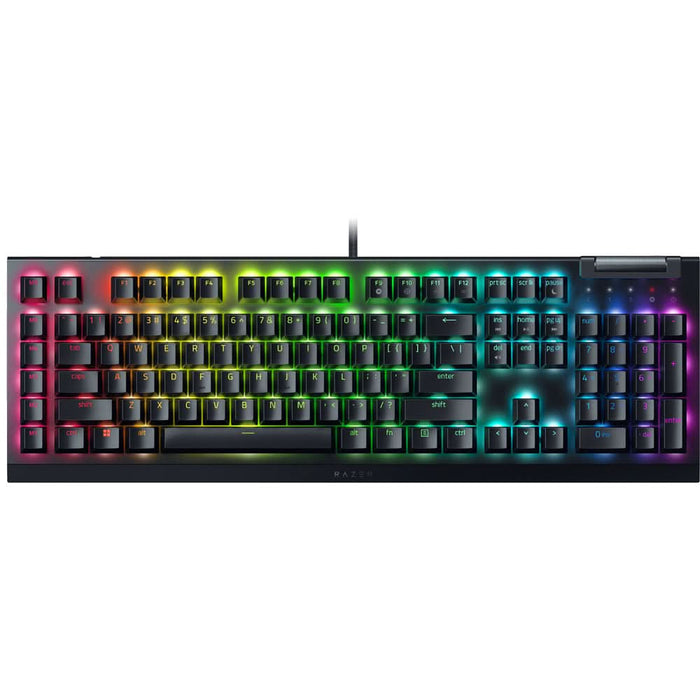 Tastatura Gaming mecanica RAZER BlackWidow V4 X, Green Clicky Switch, US, negru WALTI