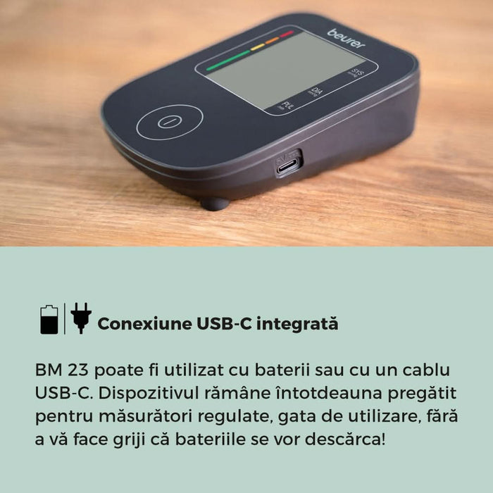 Tensiometru digital de brat BEURER BM23 LE, negru WALTI