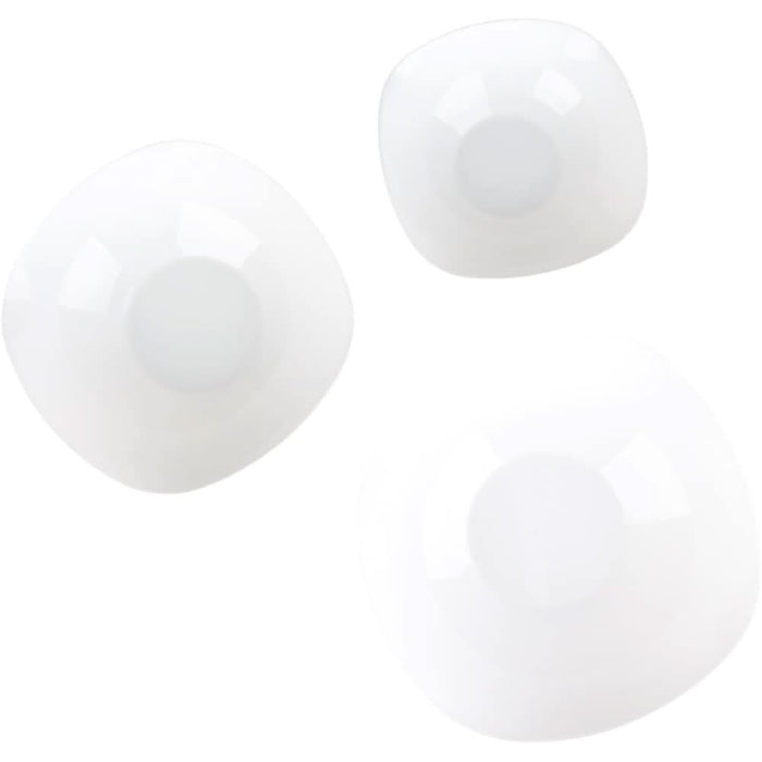 Set boluri MYRIA MC4045, 3 piese, sticla opal, alb WALTI