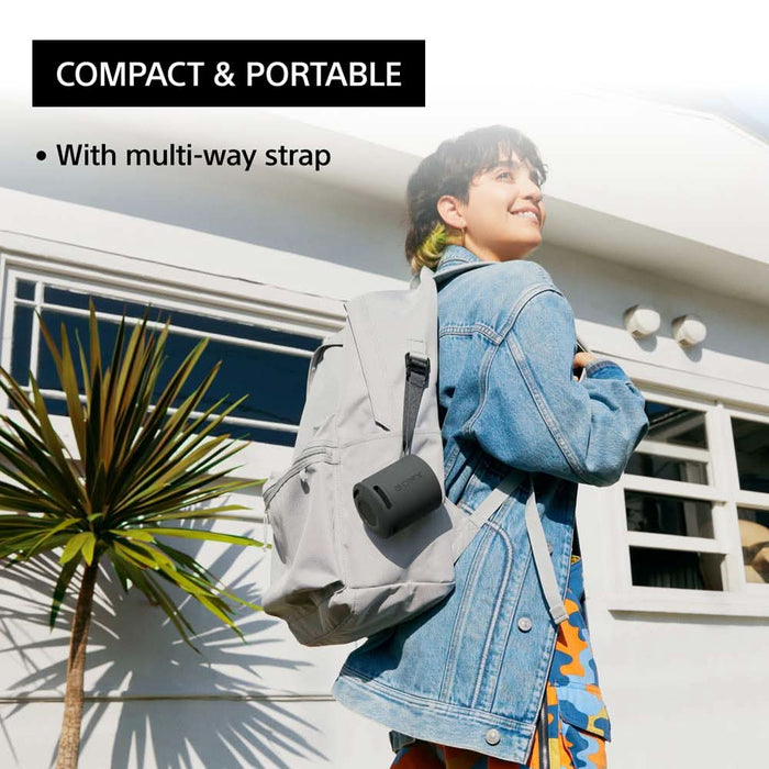 Boxa portabila SONY SRS-XB100L, Bluetooth, IP67, albastru deschis WALTI