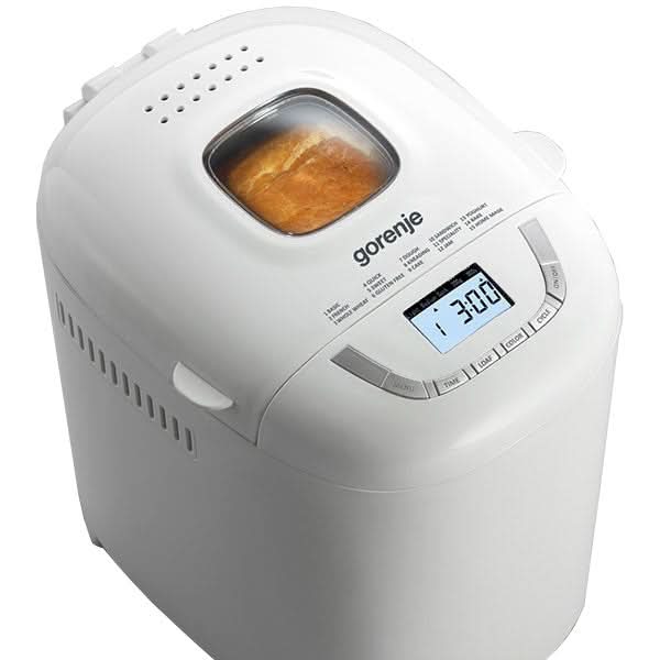 Masina de copt paine GORENJE BM910WII, 0.9kg, 15 programe, 550W, alb WALTI