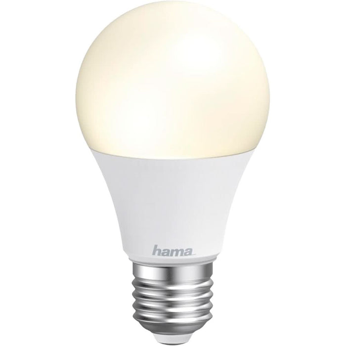 Bec LED Smart HAMA 176597, E27, 10W, 806lm, Dimabil, Wi-Fi, lumina variabila, compatibil Alexa, Google Assistant WALTI