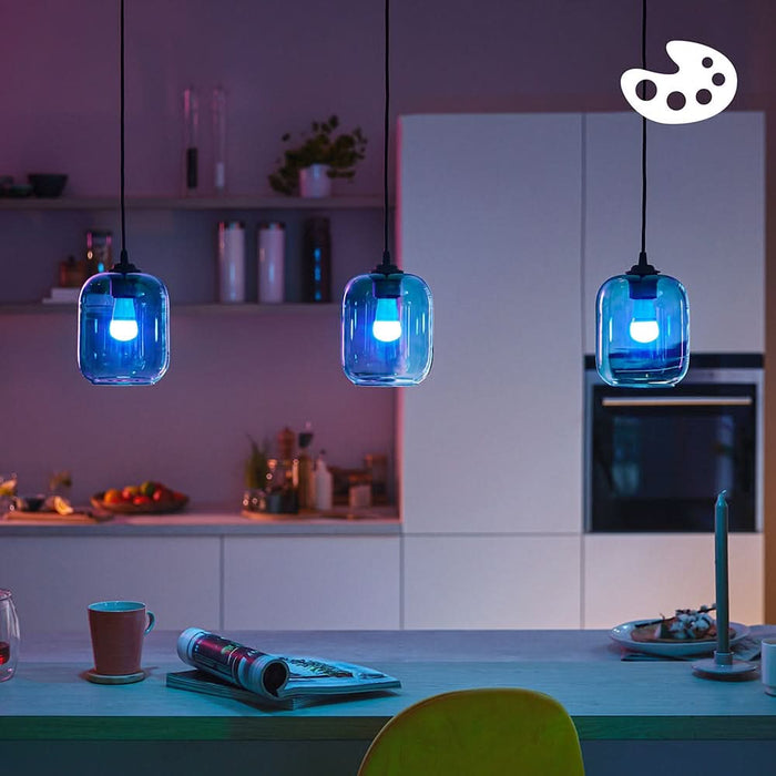 Bec LED Smart PHILIPS 8719514437333, E14, 4.9W, 470lm, Wi-Fi, lumina variabila, compatibil Alexa, Google Assistant - WALTI WALTI