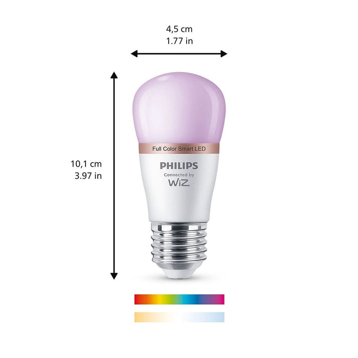 Bec LED Smart PHILIPS 8719514437395, E27, 4.9W, 470lm, Wi-Fi, lumina variabila, compatibil Alexa, Google Assistant WALTI