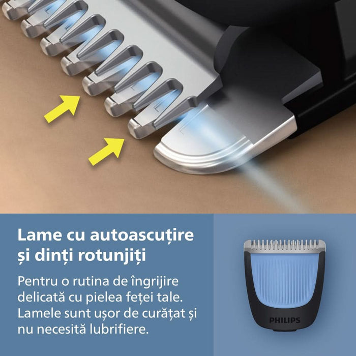 Aparat de tuns barba PHILIPS Series 3000 BT3620/15, acumulator, autonomie 70 min, negru WALTI