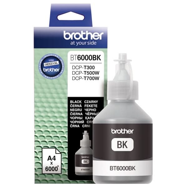 Cerneala originala BROTHER BT-6000BK, negru WALTI