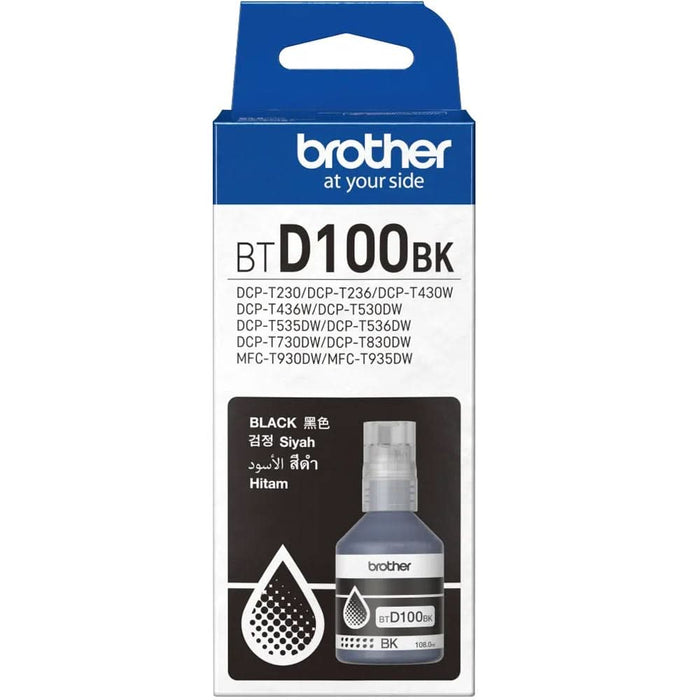 Cerneala originala BROTHER BT-D100BK, Negru WALTI