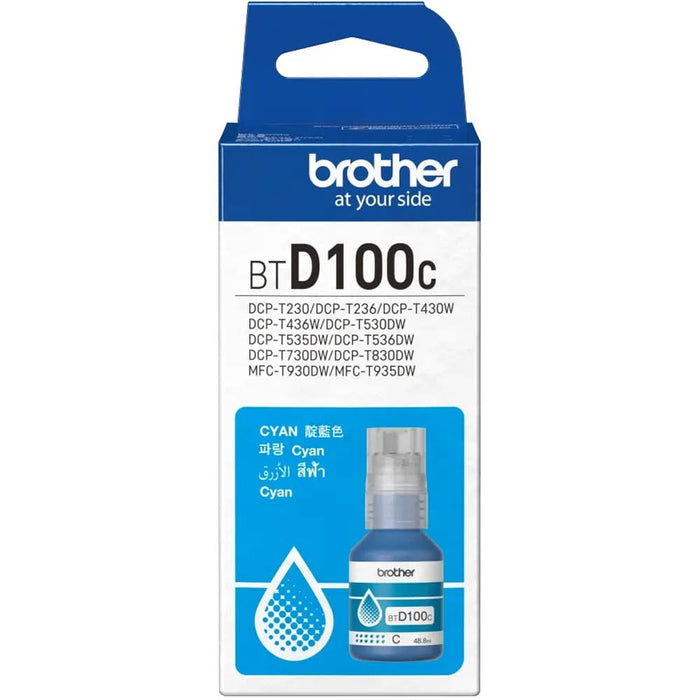 Cerneala originala BROTHER BT-D100C, Cyan WALTI