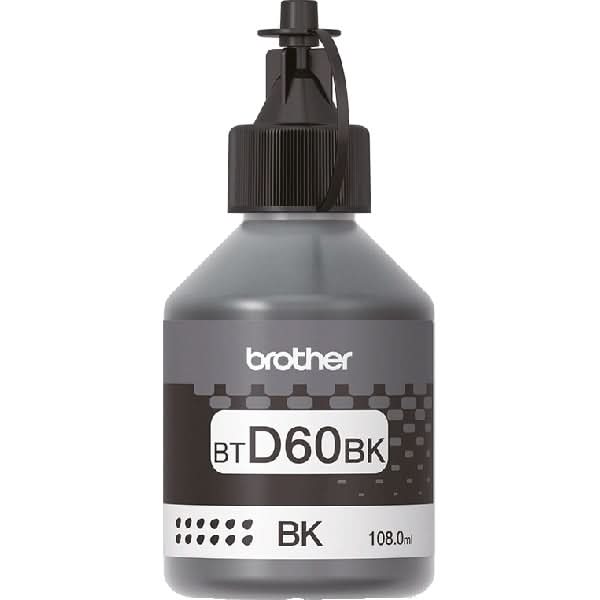 Cerneala originala BROTHER BTD60BK, negru WALTI