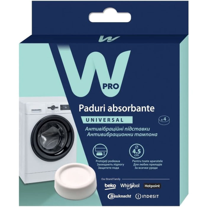 Picioruse antivibratie din cauciuc WPRO C00862481, 4 bucati WALTI