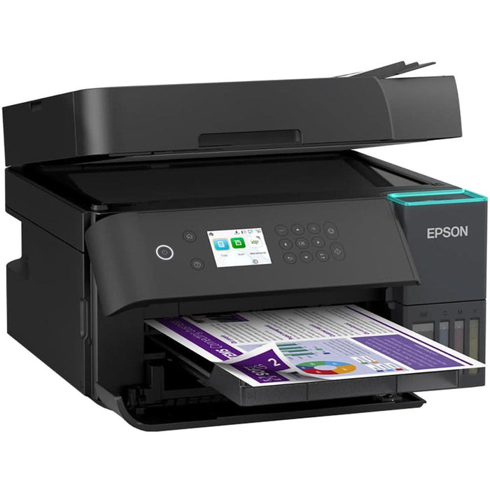 Multifunctional inkjet color EPSON EcoTank L6370 CISS, A4, USB, Wi-Fi, Ethernet WALTI