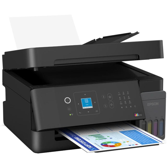 Multifunctional inkjet color EPSON EcoTank L5390 CISS, A4, USB, Retea, Wi-Fi, Fax - WALTI WALTI