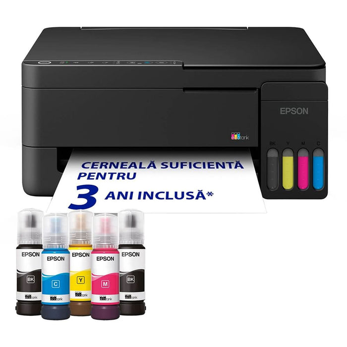 Multifunctional inkjet color EPSON EcoTank L3352 CISS, A4, USB, Wi-Fi - WALTI WALTI