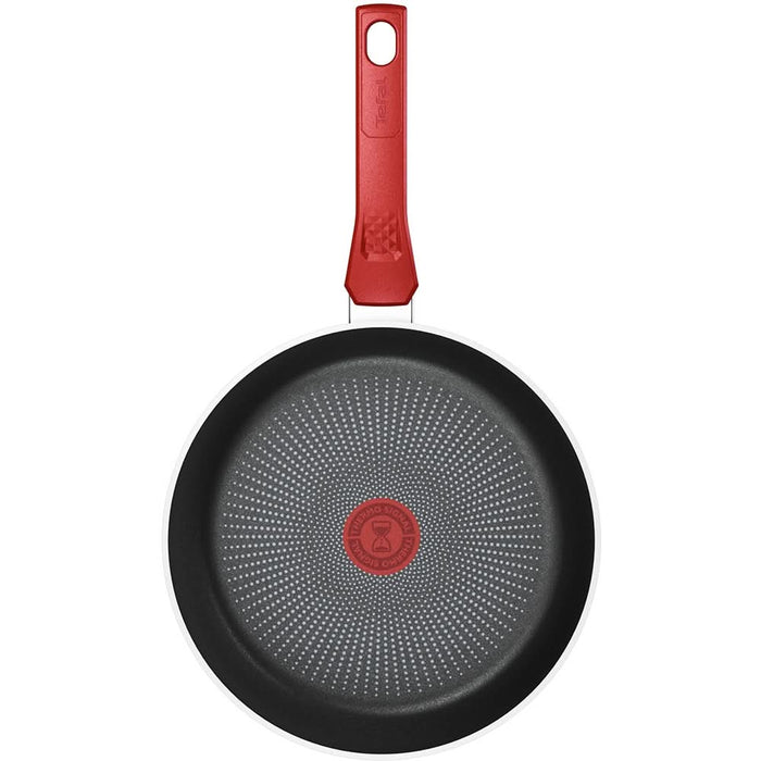 Tigaie TEFAL Daily Expert, 28 cm, aluminiu, Thermo-Signal, invelis antiaderent, rosu WALTI