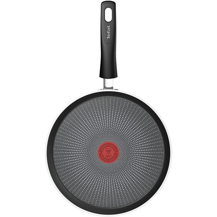 Tigaie clatite TEFAL Daily Expert, 25 cm, aluminiu, Thermo-Signal, invelis antiaderent, rosu WALTI