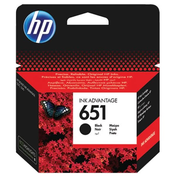 Cartus original HP 651 (C2P10AE), negru WALTI