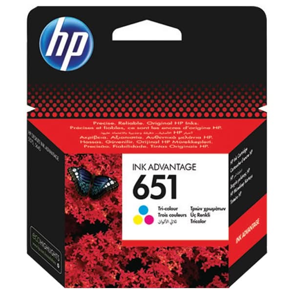 Cartus original HP 651 (C2P11AE), tricolor WALTI