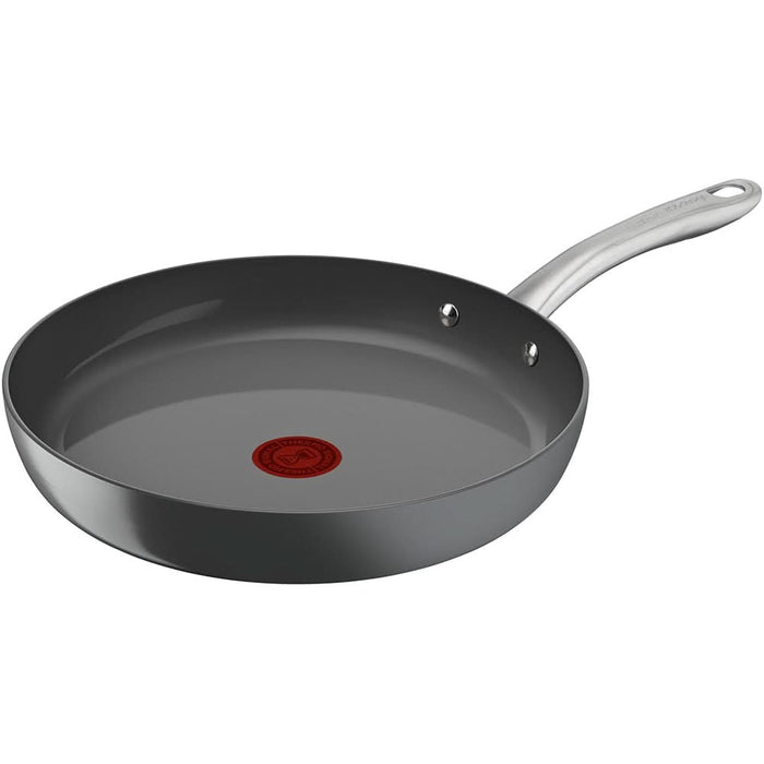 Tigaie TEFAL Renew+, 24 cm, aluminiu reciclat, Thermo-Signal, invelis ceramic, gri WALTI
