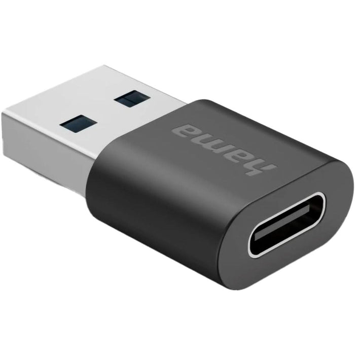 Adaptor HAMA 200357, USB-A - USB-C, negru WALTI