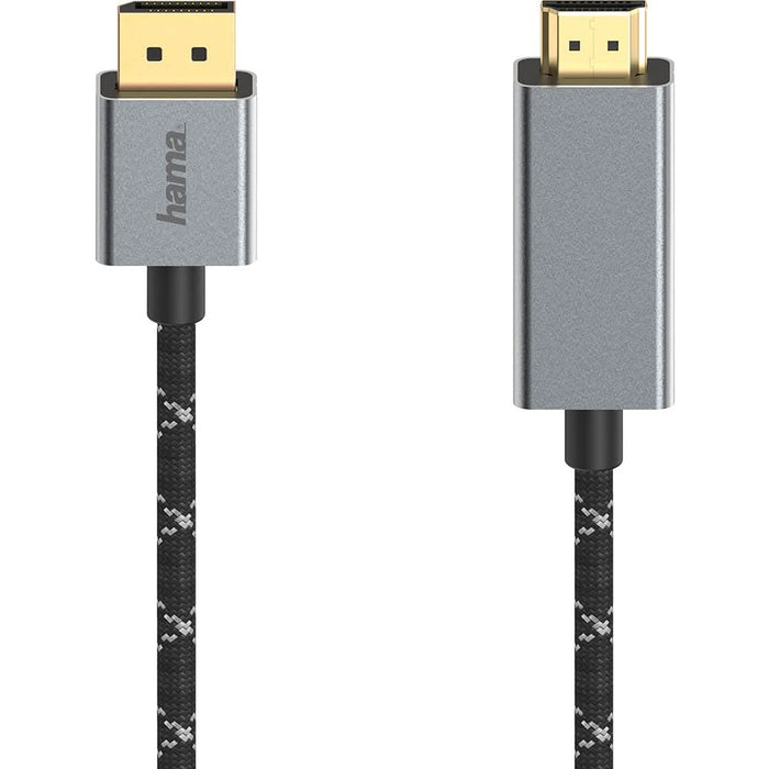 Cablu DisplayPort - HDMI HAMA 200506, 1.5m, gri WALTI
