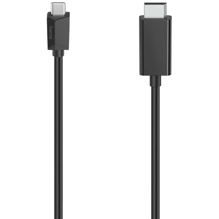 Cablu USB Type C-DisplayPort HAMA 200717, 1.5m, negru WALTI