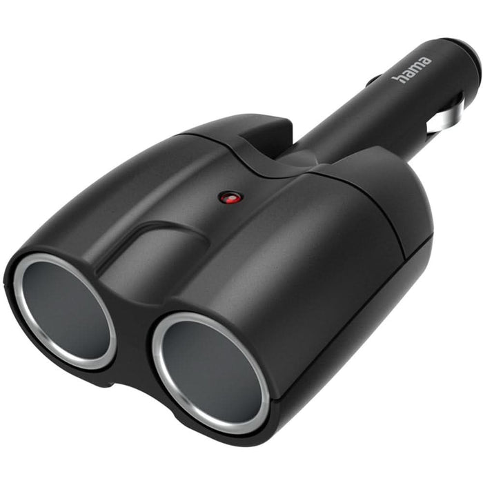 Distribuitor pentru priza auto HAMA 223403, 12V, 2 iesiri, 180grade, negru WALTI