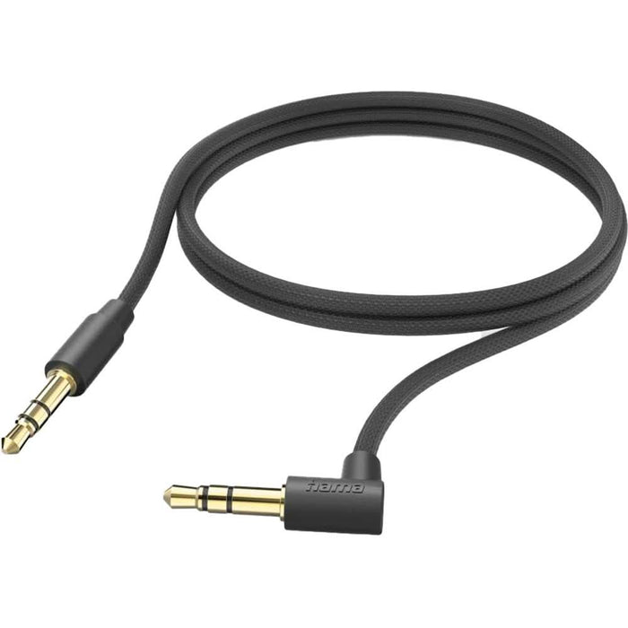 Cablu audio HAMA 201528, Jack 3.5mm - Jack 3.5mm, 1m, negru WALTI
