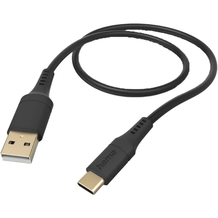 Cablu date HAMA 201570, USB-A - USB-C, 1.5m, negru WALTI