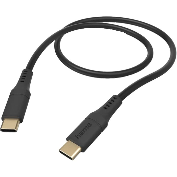 Cablu date HAMA 201576, USB-C - USB-C, 1.5m, negru WALTI