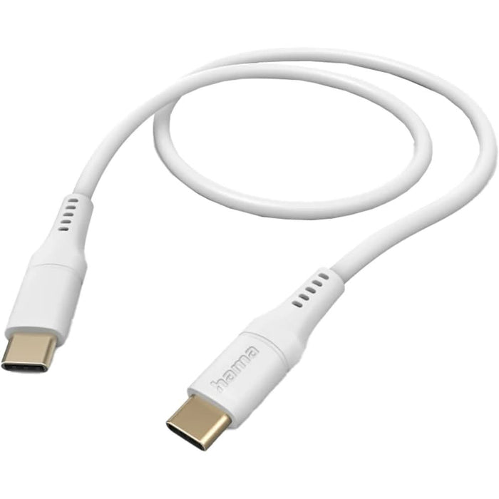 Cablu date HAMA 201577, USB-C - USB-C, 1.5m, alb WALTI