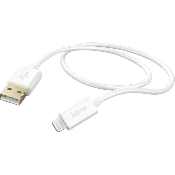 Cablu date HAMA 201581, USB-A - Lightning, 1.5m, alb WALTI